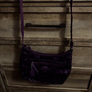 Coach shoulder bag-purple